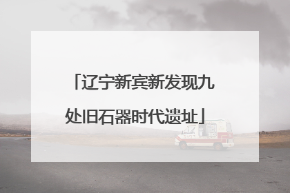 辽宁新宾新发现九处旧石器时代遗址