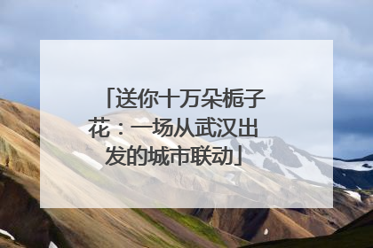 送你十万朵栀子花：一场从武汉出发的城市联动