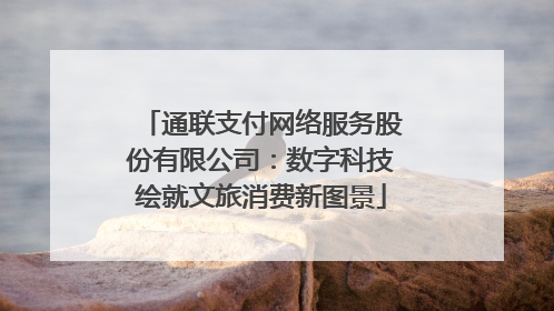 通联支付网络服务股份有限公司：数字科技绘就文旅消费新图景