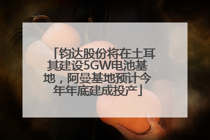 钧达股份将在土耳其建设5GW电池基地，阿曼基地预计今年年底建成投产