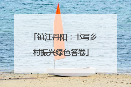 镇江丹阳：书写乡村振兴绿色答卷
