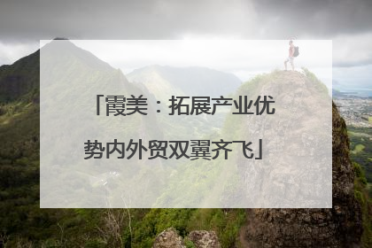 霞美：拓展产业优势内外贸双翼齐飞