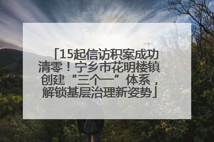 15起信访积案成功清零！宁乡市花明楼镇创建“三个一”体系，解锁基层治理新姿势