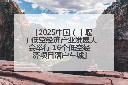 2025中国（十堰）低空经济产业发展大会举行 16个低空经济项目落户车城