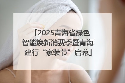 2025青海省绿色智能焕新消费季暨青海建行“家装节”启幕