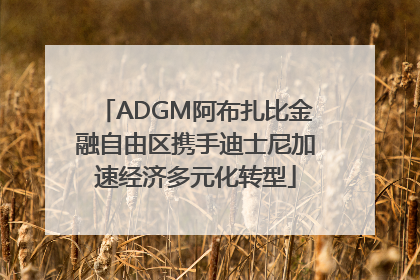 ADGM阿布扎比金融自由区携手迪士尼加速经济多元化转型