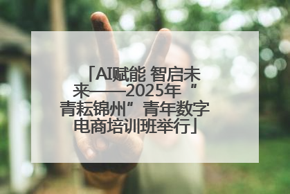 AI赋能 智启未来——2025年“青耘锦州”青年数字电商培训班举行